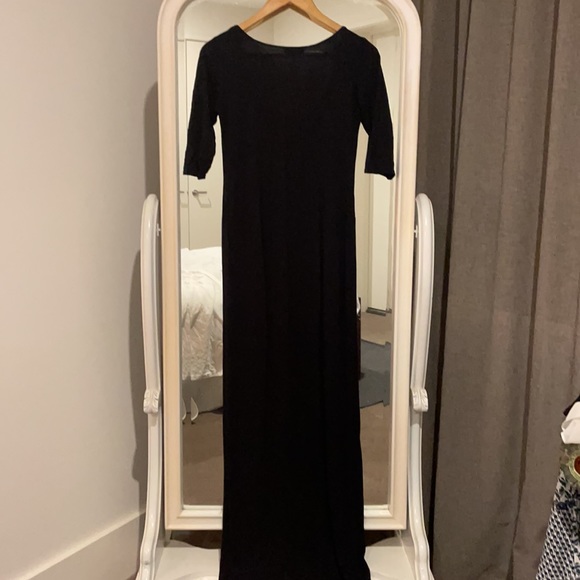 Lovely soft mid sleeve stretch maxy dress medium - Picture 6 of 7